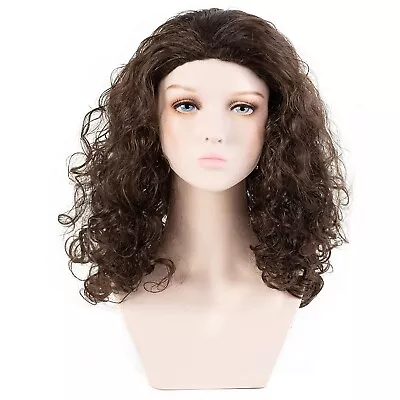 Onedor Kids Long Curly Hair Halloween Cosplay Wig (Chocolate Brown Brunette) • $15.99