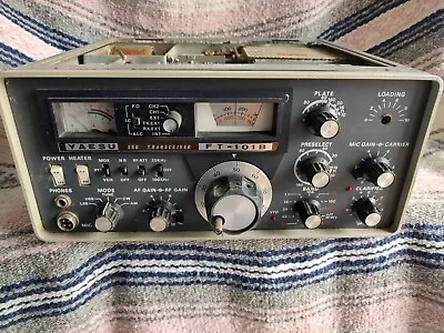 Yaesu FT-101B HF SSB Transceiver Ham Radio As-is Untested • $187.50