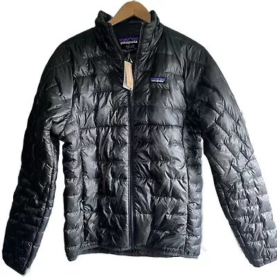 New Patagonia Micro Puff Quilted Puffer Jacket Men's Small Forge Gray. NWT • $179