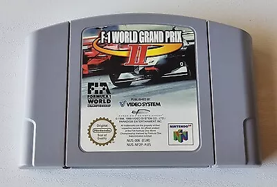 F-1 World Grand Prix Nintendo 64 N64 Game Cartridge Only EUR AUS *Working* • $30