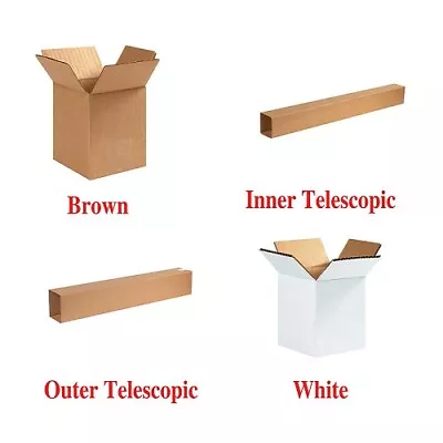 3-8  Corrugated Boxes MANY Sizes Available Shipping/Moving Boxes Multi Packs • $30.10