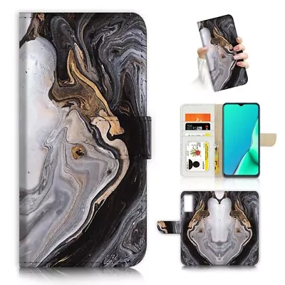 ( For Optus X Sight 2 ) Wallet Flip Case Cover AJ24192 Cloud Marble • $12.99