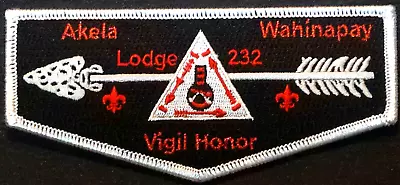 Oa Akela Wahinapay Lodge 232 Bsa Caddo Area 2022 Noac Flap Vigil Honor 100 Made! • $141.88