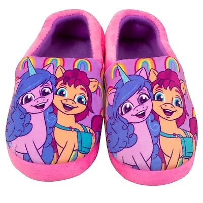 My Little Pony Slippers UK Shoe Size  5 6 7 8 9 10 12 1 2 Casual Footwear Pink • £15.99