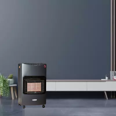 4.2kw Portable Gas Cabinet Heater Home Office Calor Butane With Hose & Regulator • £57.99