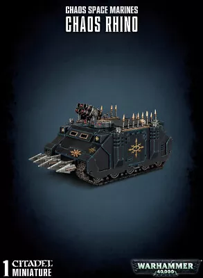 Warhammer 40000  Chaos Space Marines Rhino  • $59