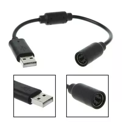 USB Breakaway Dongle Cable Cord Adapter For Xbox 360 PC Wired Controller US FAST • $6.50