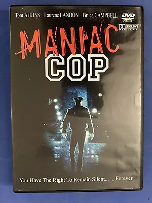 Maniac Cop -DVD 2003 B-movie Horror Thriller 1988 Bruce Campbell NONSMOKING HOME • $7.99