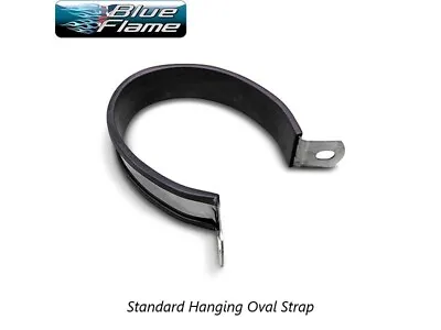 Exhaust Oval Hanging Strap Body Band Silencer    Genuine Blueflame • $22.28