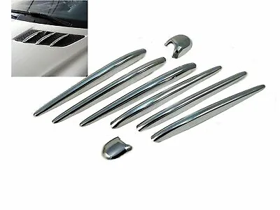 Chrome Hood Vent Fin Nozzle Cover Trim For Mercedes Benz W164 X164 ML350 • $34.79