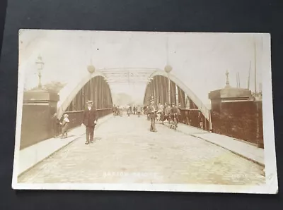 Barton Bridge Over Manchester Ship Canal  RP Old Unposted Postcard • £9.50