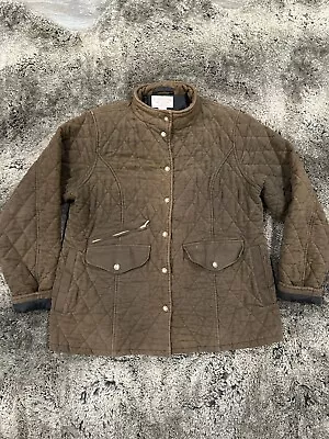 Vintage CC Filson Jacket Mens Extra Large Quilted Mile Marker Made In USA Brown • $229.99