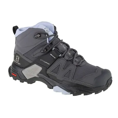 Shoes Trekking Women Salomon X Ultra 4 Mid Gtx W 416250 Grey • £239.99