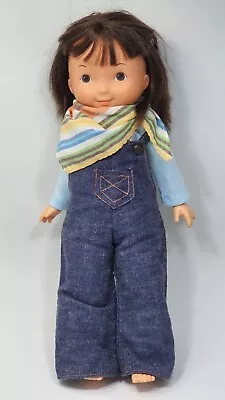 Vintage Fisher Price My Friend Jenny 16  Doll 212 1978 Overalls Bandana • $19.99