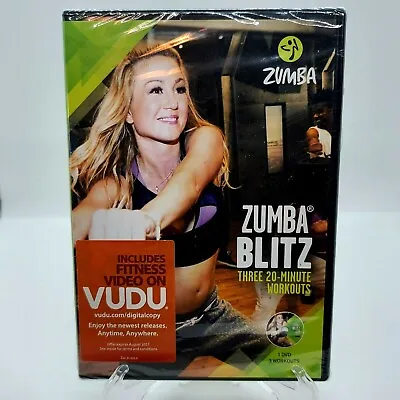 Zumba Blitz Three 20-Minute Workouts Charge Power Up Bursts Cardio New Sealed • $42.77