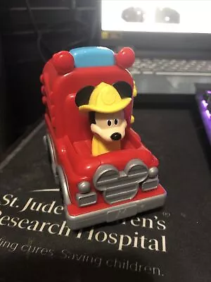 Just Play Disney Junior Mickey Mouse Red Fire Engine • $4.99