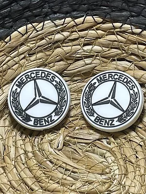 Silicone Focal Beads DIY Beadable Pens Mercedes Benz Car Logo 2 Pieces  • $4.25