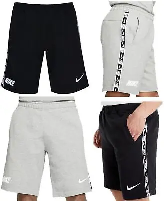 Nike Repeat Sports Shorts Mens Gym Shorts Running Short Black Grey Casual Shorts • £24.99