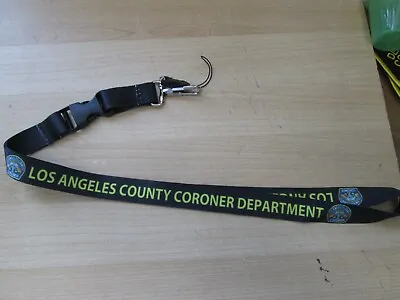 Los Angeles County Coroner Medical Examiner Death Morgue Lanyard Key Id Holder  • $9.80