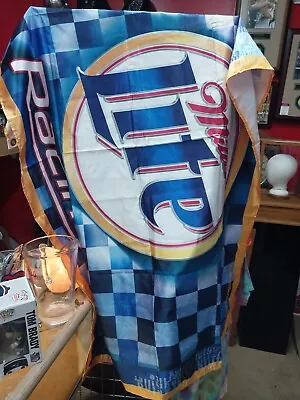  Miller Lite Beer 2002 Flag 3' X 5' Indoor Outdoor Banner Man Cave Sign • $18