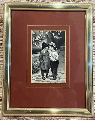 J & J Cash Ltd. Coventry England Woven Picture  - French Series Le Secret Wunsch • £37.99