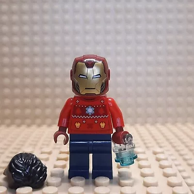 LEGO Super Heroes Avengers Tony Stark Christmas Sweater Minifigure Sh760 • $7.19