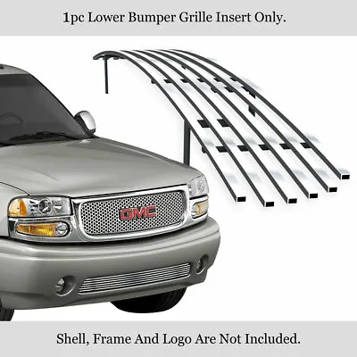 Fits 99-06 Yukon Denali/02-06 Sierra Bumper Stainless Steel Chrome Billet Grille • $50.99