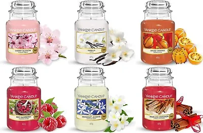 Yankee Candle Scented Large Jar - 150hours - Assorted Scents - 25 To Choose • £14.99