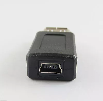1x USB 2.0 A Female To Mini B 5-Pin Female Jack Data Cable Adapter Converter F/F • $1.28