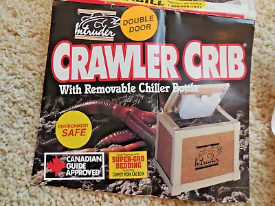 NOS Frabill DOUBLE DOOR Crawler Crib RARE #1014 W/ Chiller Bottle & Bedding NEW • $49.99