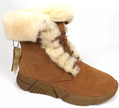 Mark Nason LA Women's Block-Apres Winter Boots Size 5.5 M Chestnut NEW   21538 • $30