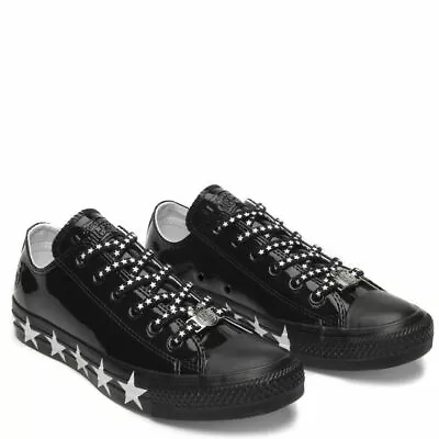 Womens Converse X Miley Cyrus CTAS OX 563720C Low Top Black/White Sneakers • $43.99