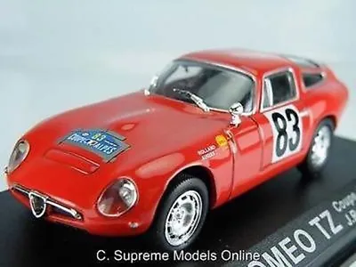 Alfa Romeo Tz Coupe Des Alpes 1964 Rally Car 1/43rd Size No83 Type Pkd Y0675j^*^ • $31.90