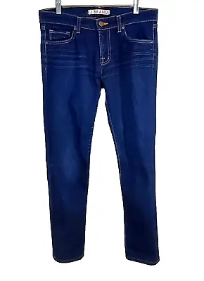 J Brand Jeans Womens 28 912 Dark Wash Blue Ink Distressed Low Rise Straight • $19.95