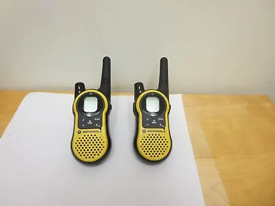 2 Motorola Talkabout MH230R Walkie-Talkies With Belt-clips • $26.99