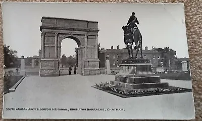 South African Arch Gordon Memorial Brompton Barracks Chatham Eastgate Postcard • £19.97