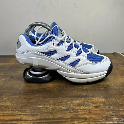 $89.99 • Buy Z-Coil Freedom Classic Orthopedic Shoes White Blue Women’s Size 9