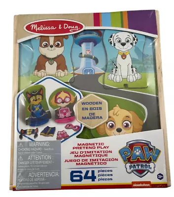 Melissa & Doug Paw Patrol Magnetic Pretend Play 64 Pieces Puzzle • $21.99