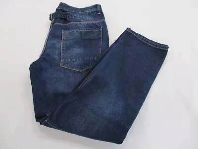 DENIM & CO Worker Jeans Work Pants Blue Cotton Denim 36  Waist W36 L32 • £16