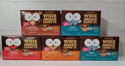 Wide Awake Coffee Pods 10-Pk Limited Editions-Maple CinnSmorePmpkn-Single Cup • $48.29