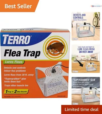 Electric Flea Light Trap - Detect & Control - Lures Fleas - Traps & Holds - Easy • $25.63