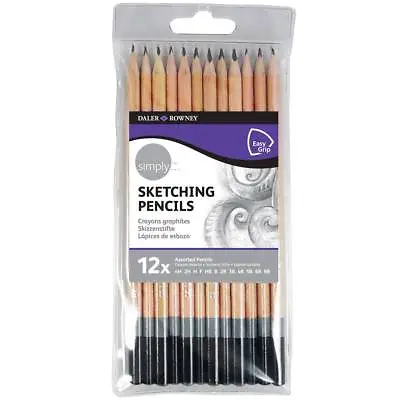 Daler Rowney Sketching Pencils 4H - 8B Set Of 12 • £5.97