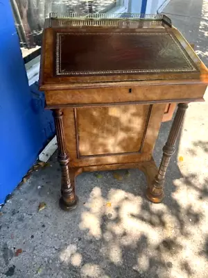 Antique English Walnut Davenport Writing Desk • £1568.34