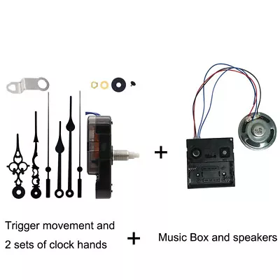 Diy Clock Movement Quartz Wall Mount Repair Replacement Tool Parts Kit • $19.23