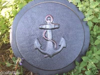 $24.95 • Buy Anchor Stepping Stone Mold Plastic Concrete Plaster Mould 8  X 1.25  Thick