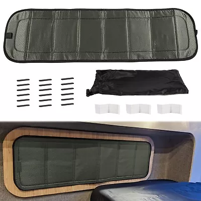 (36  X10 ) RV Bunk Window Cover Insulated Blackout Van Bunk Sliding Window Cover • $50.98