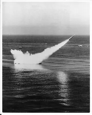 Navy Subroc Anti-submarine Missile Test In The Pacific 8  X 10  B/w Origl Photo • $16.95