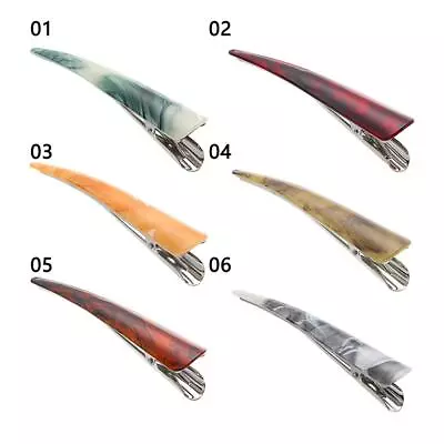 Horn Shape Large Alligator Hair Clips Styling Tools Salon For Thick Thin Hair • $10.16