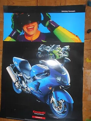 Kawasaki Motorbike Poster • £3.79