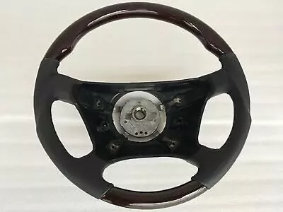 1994-99 For Mercedes C Class W202 Steering Wheel Walnut Wood Black Leather Sport • $389